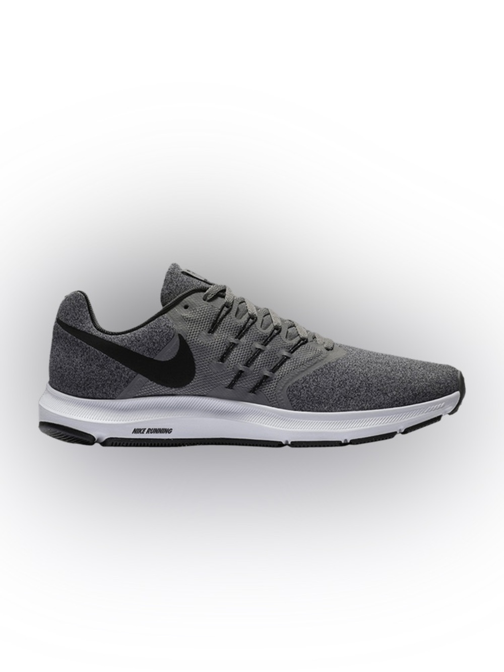 Nike Women's Grey and Black Running Sneakers